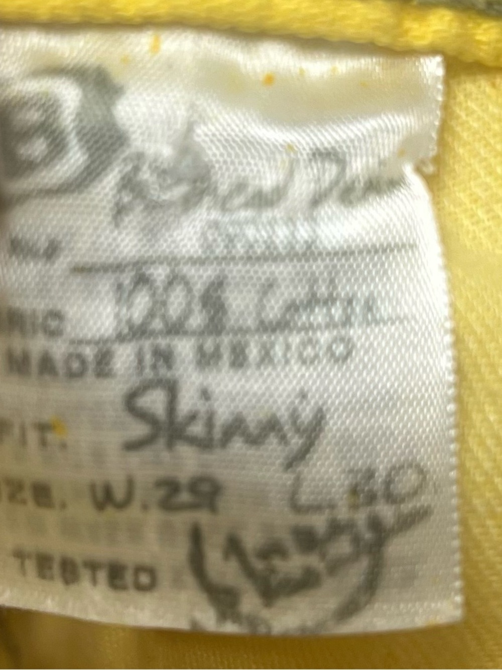 Bullhead Denim Co. Dillon Yellow Skinny Jeans - Picture 7 of 7